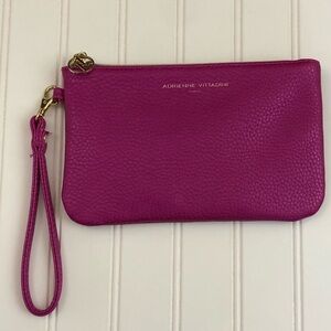 Adrienne Vittadini Pink Wristlet with Built-in Phone Charging Bank